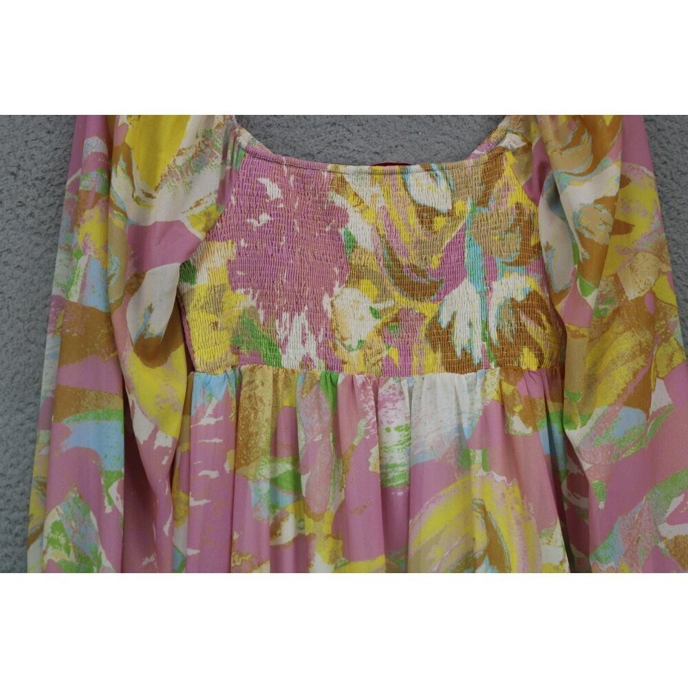 Flying Tomato Long Balloon Sleeves Dress-Size Medium-Lined-Cottagecore-BOHO - Picture 11 of 12